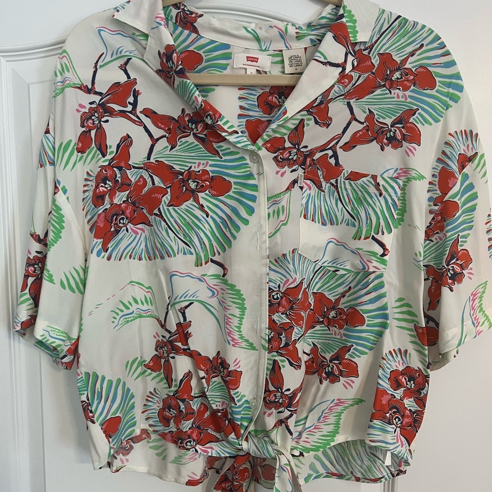 Levi Hawaiian tie top